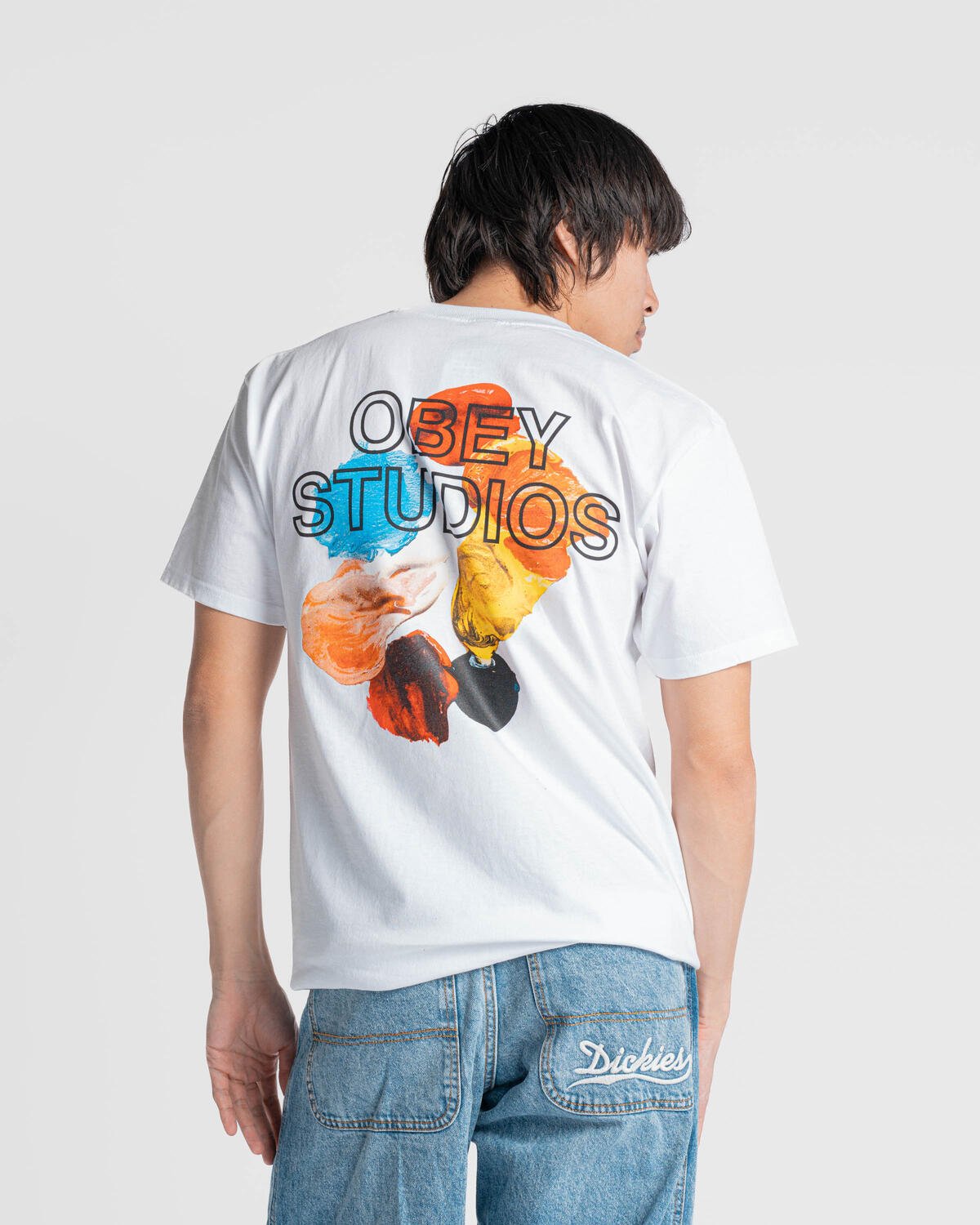 Obey STUDIOS PALETTE TEE | 165264052-WHT | AFEW STORE Obey STUDIOS PALETTE TEE | 165264052-WHT | AFEW STORE